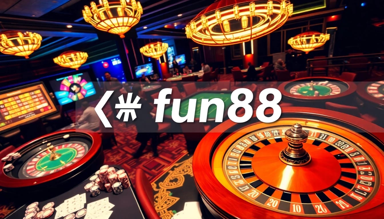 Experience thrilling gameplay at หน้าแรก fun88 with luxury casino tables and vibrant atmosphere.