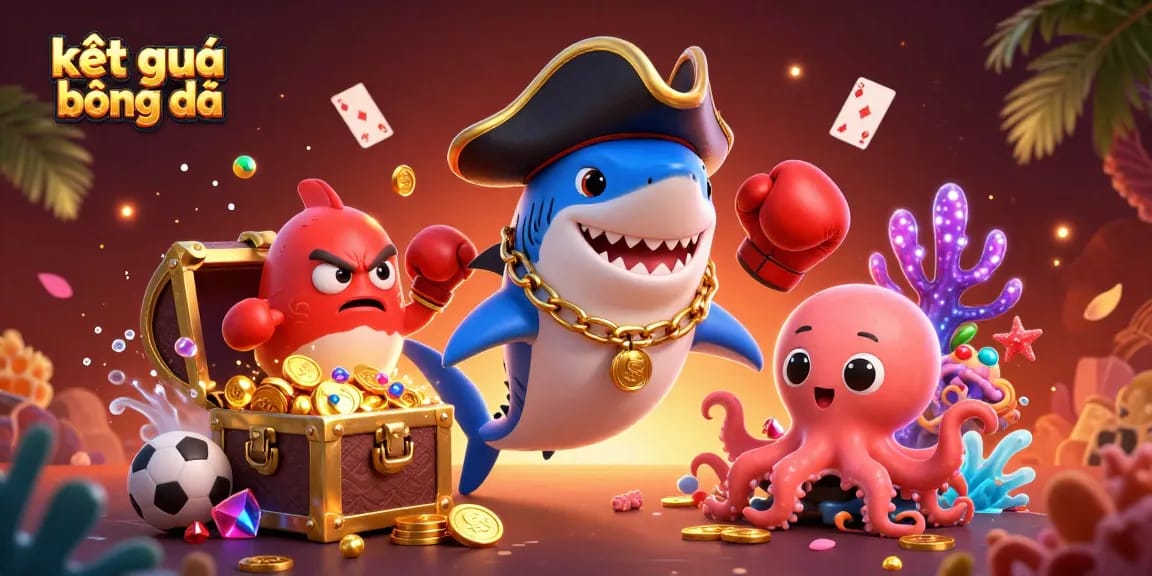 Engage with kết quả bóng đá results through this dynamic casino-themed scene featuring iconic characters and objects.