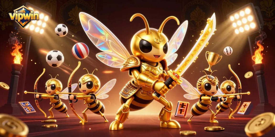 Engage with vipwin's thrilling games while encountering a dynamic 3D scene filled with action.