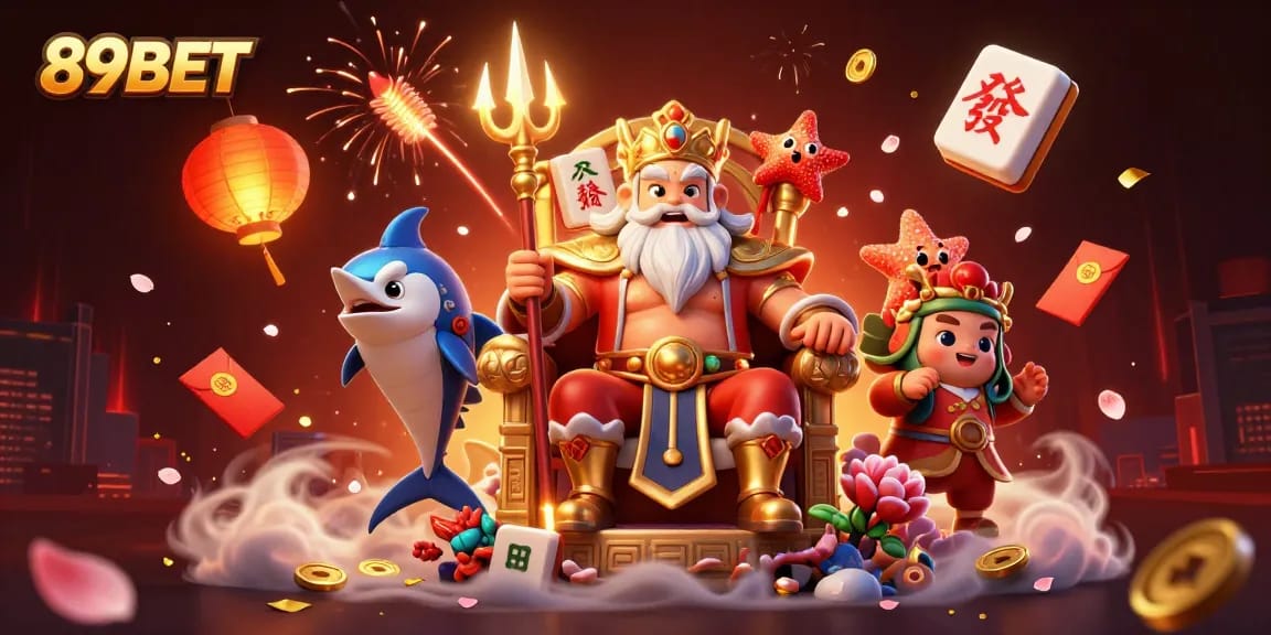 Experience thrilling moments at 89BET with vibrant casino elements and engaging characters.