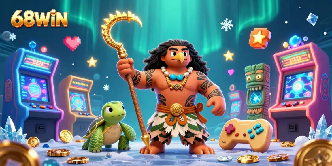 Engage with 68WIN's thrilling underwater casino adventure featuring colorful game elements.
