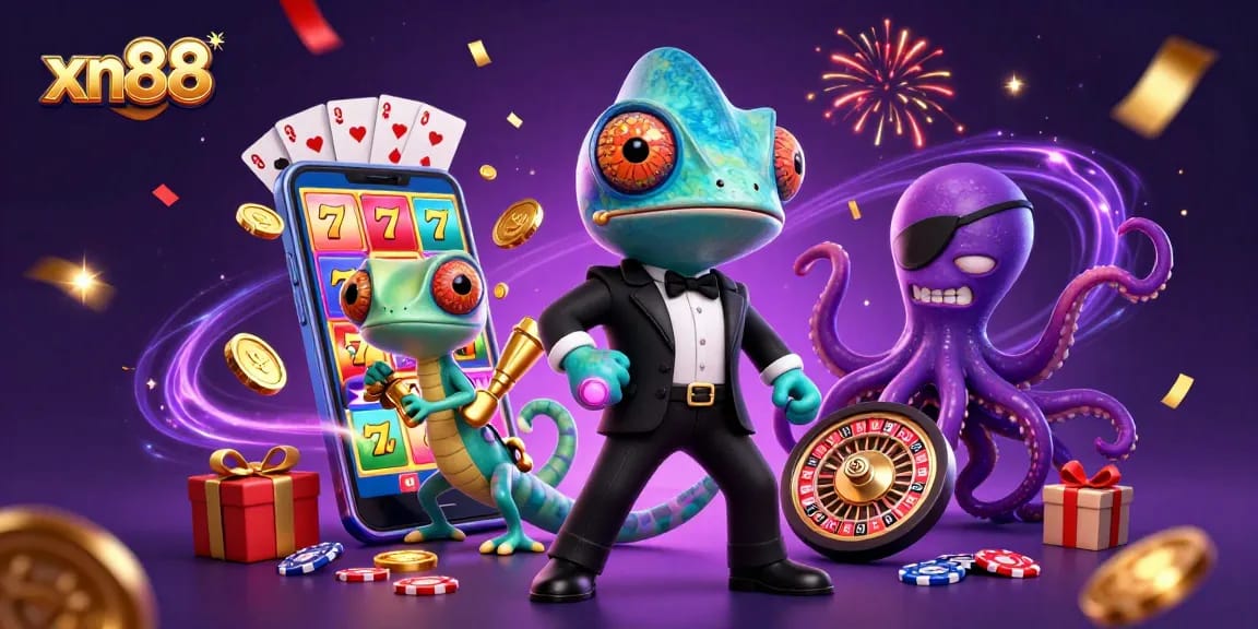Engage with exciting slot games at xn88 with colorful reels and dynamic characters.