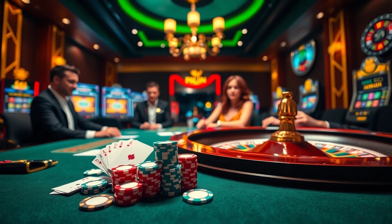 Experience the thrill of high-stakes poker and blackjack at 98win's luxurious online casino.