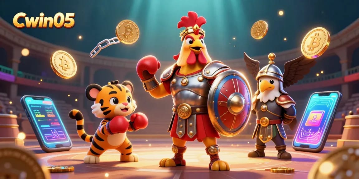 Cwin05 showcases vibrant 3D characters and dynamic gaming elements to enhance your casino experience.