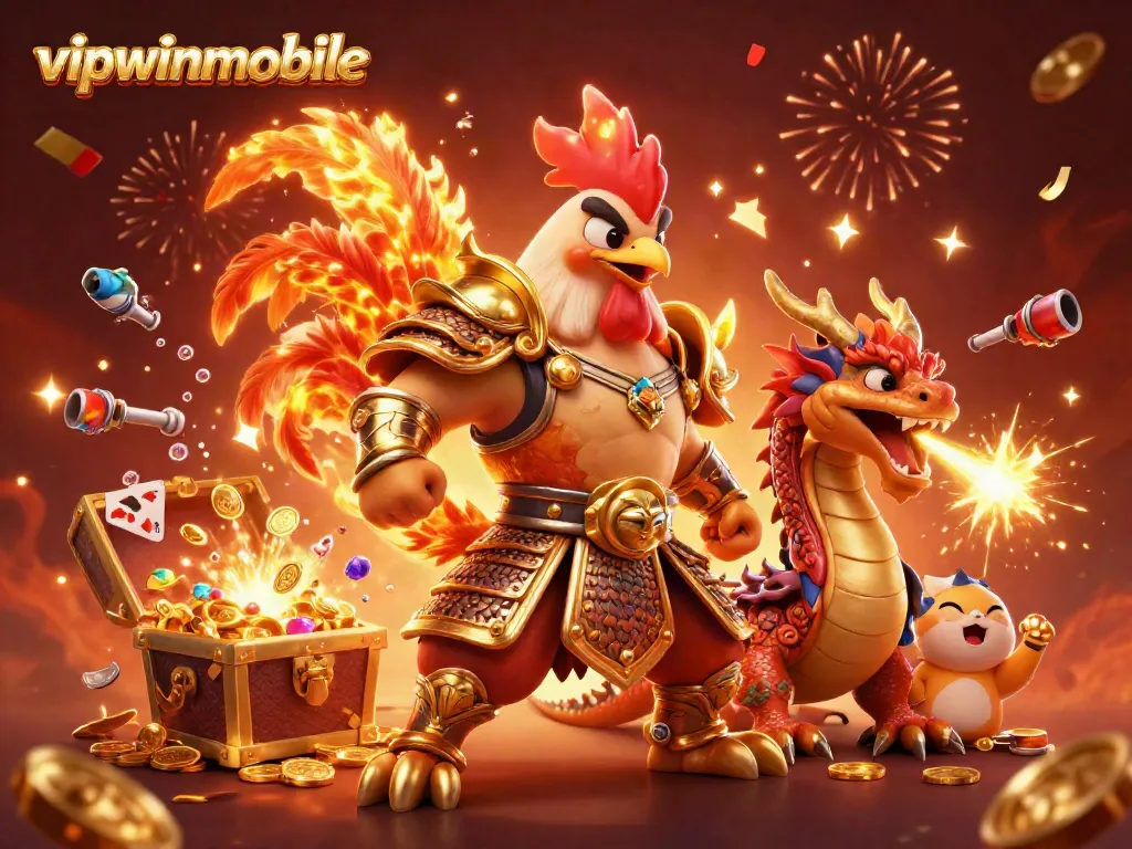 Engage with vipwinmobile's immersive gaming universe featuring dynamic characters and vibrant casino elements.