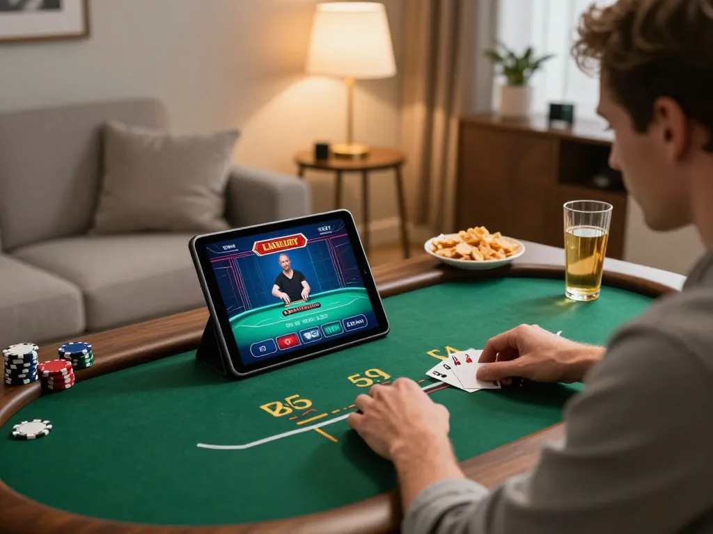 Join the excitement of lc88 poker gaming at home with friends over snacks and drinks.