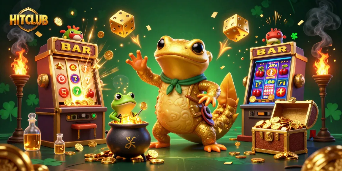 Experience HITCLUB's magical casino world with alchemists turning base metals into gold.