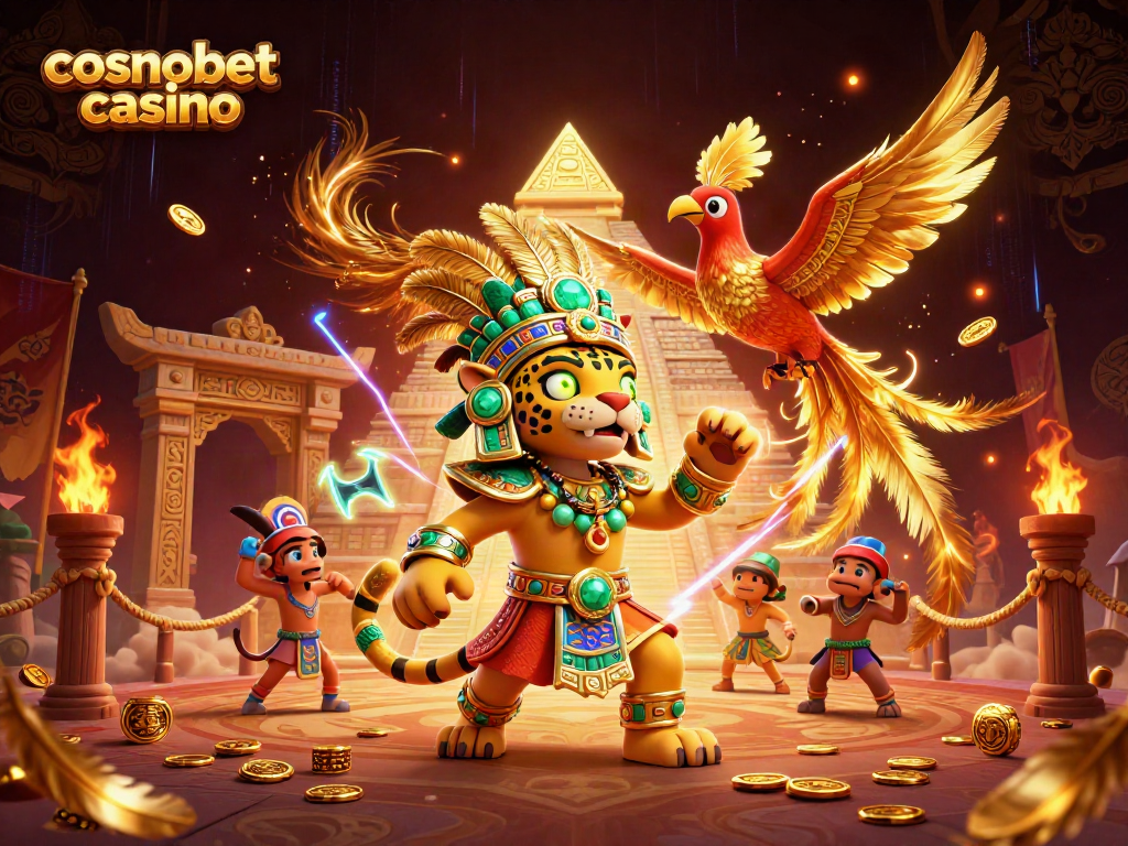 Experience the action at Cosmobet Casino with thrilling gaming elements and vibrant visuals.