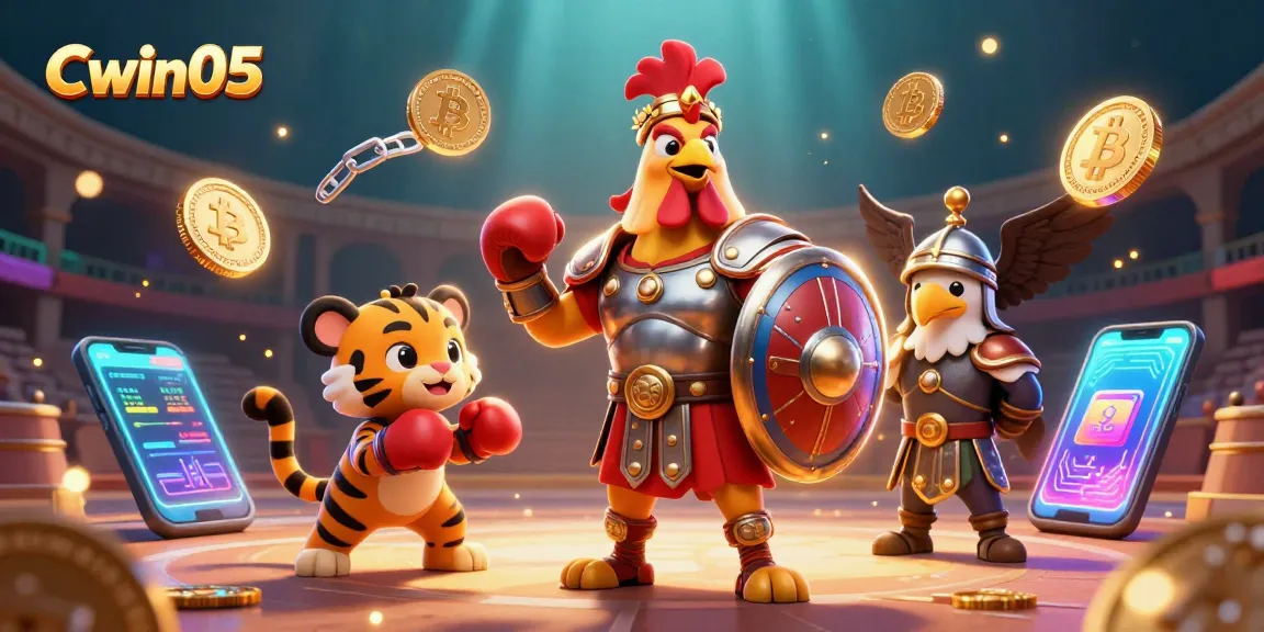 Cwin05 showcases vibrant 3D characters and dynamic gaming elements to enhance your casino experience.