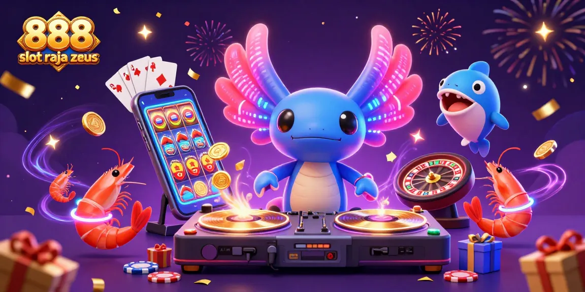 Engage with 888 slot raja zeus in a vibrant casino scene featuring dynamic characters and thrilling gameplay.