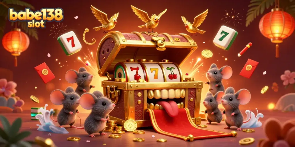 Mencoba peruntungan pada mesin slot babe138 dengan berbagai simbol keberuntungan dan elemen kasino menarik.