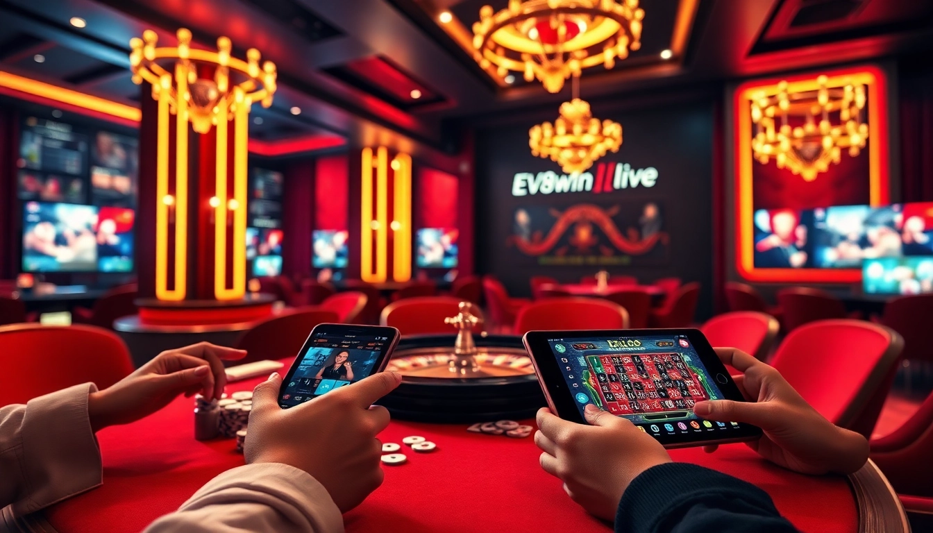 Experience online gaming excitement at ev88win.live with a vibrant casino interface.