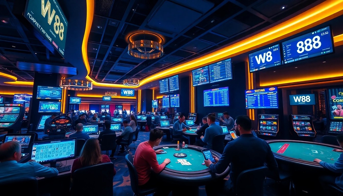 Experience the excitement of W88 online casino with vibrant games and sports betting.