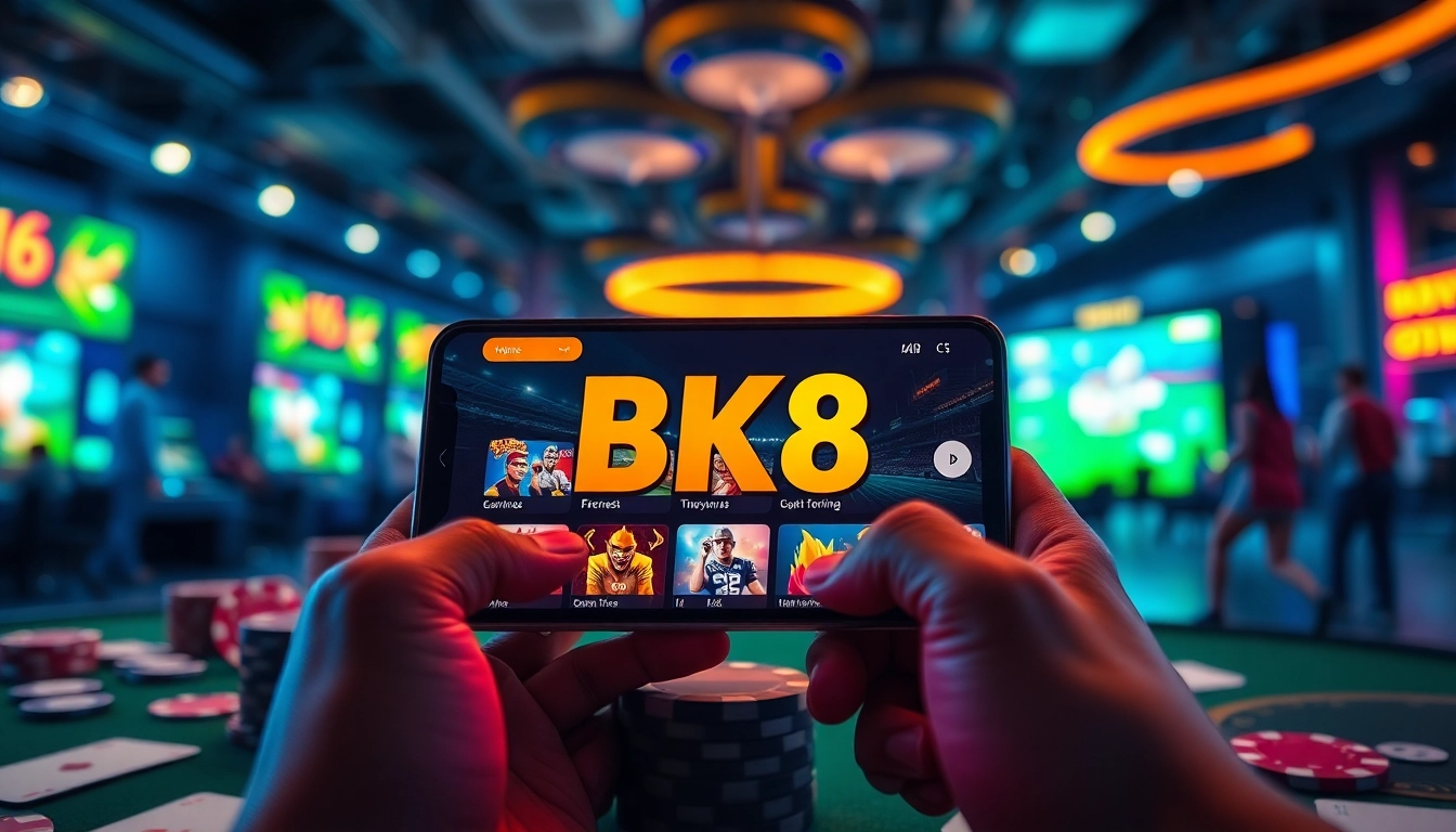 Experience the thrill of online gaming with bk860s.com on a smartphone.