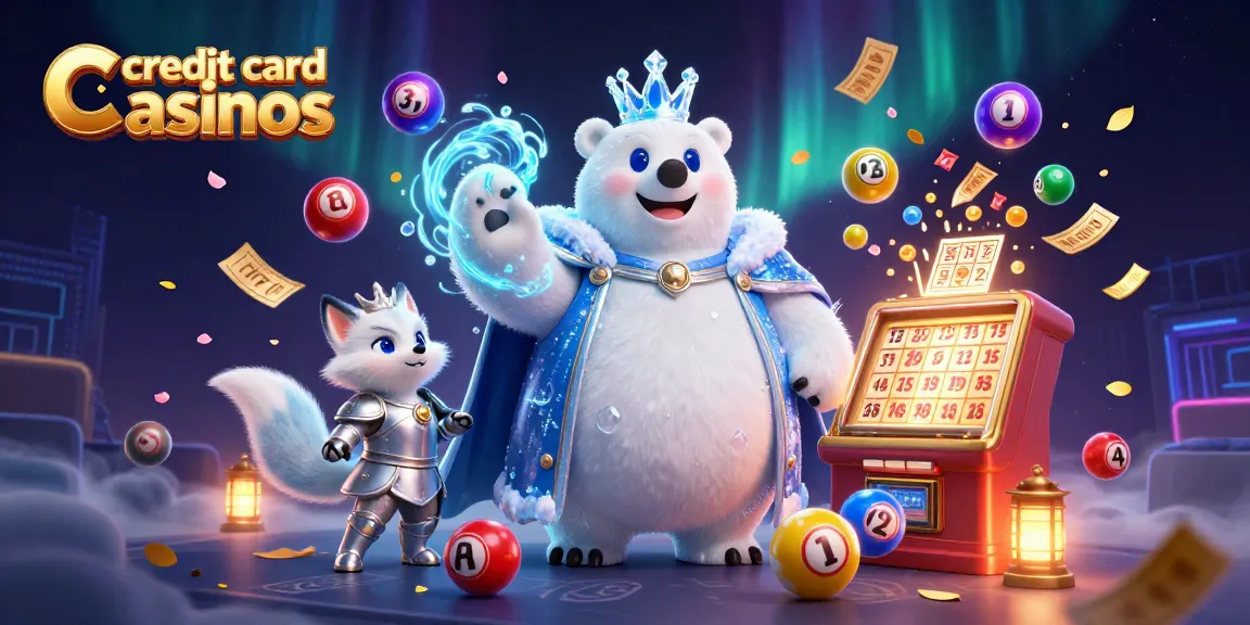 Experience thrilling credit card casinos with vibrant animated scenes of gameplay and excitement.