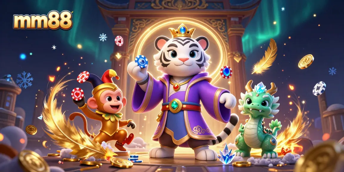 Experience mm88's thrilling casino action with vibrant characters and dynamic elements.