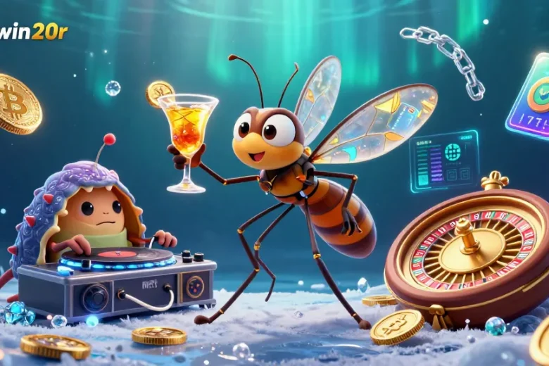 Engage in thrilling games at sunwin20r with unique casino characters and vibrant crypto elements.